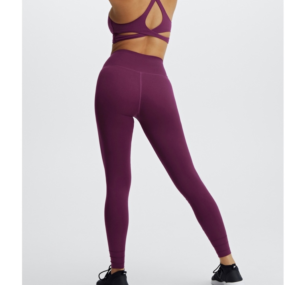 SculptKnit Purple High-Waisted Custom Length Legging
